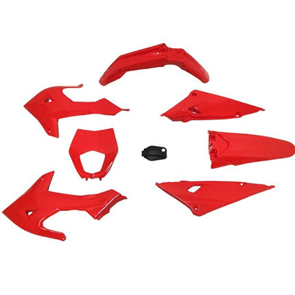 plaatwerkset Rieju 2022 > mrt pro 50 / mrt 50 sm rood 8-delig rieju=op=op