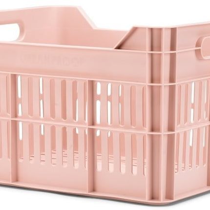 Gerecyclede Fietskrat Urban Proof Click 30 Liter - Pastelroze
