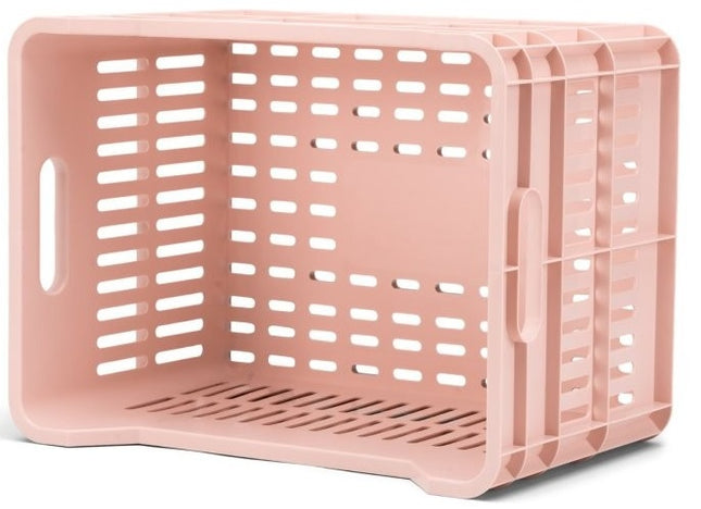 Gerecyclede Fietskrat Urban Proof Click 30 Liter - Pastelroze - afbeelding 2