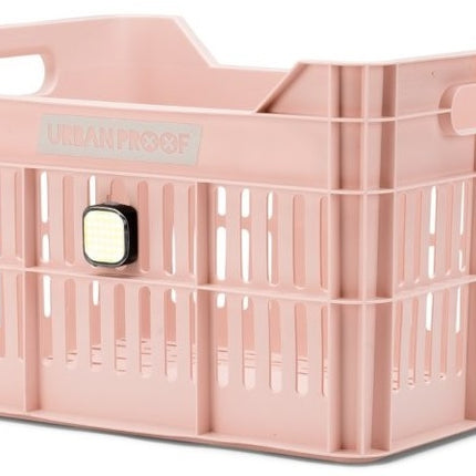 Gerecyclede Fietskrat Urban Proof Click 30 Liter - Pastelroze - afbeelding 4