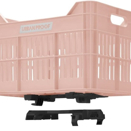 Gerecyclede Fietskrat Urban Proof Click 30 Liter - Pastelroze - afbeelding 6