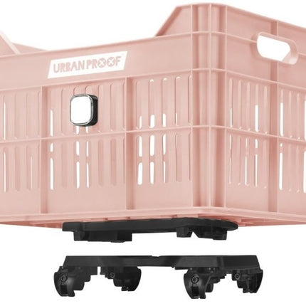 Gerecyclede Fietskrat Urban Proof Click 30 Liter - Pastelroze - afbeelding 7