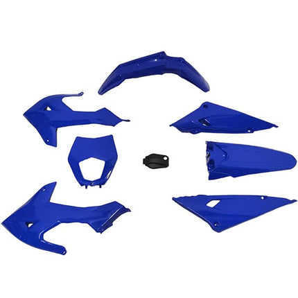 plaatwerkset Rieju 2022 > mrt pro 50 / mrt 50 sm blauw 8-delig rieju