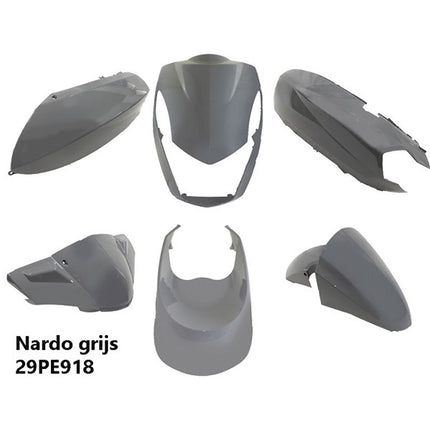 plaatwerkset Power1 euro-2 peugeot nardo grijs glans 6-delig kisbee