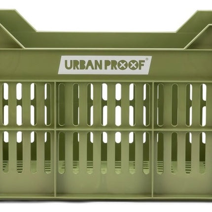 Gerecyclede fietskrat Urban Proof Click 30 liter - olijf groen - afbeelding 2