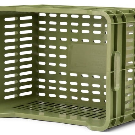 Gerecyclede fietskrat Urban Proof Click 30 liter - olijf groen - afbeelding 3