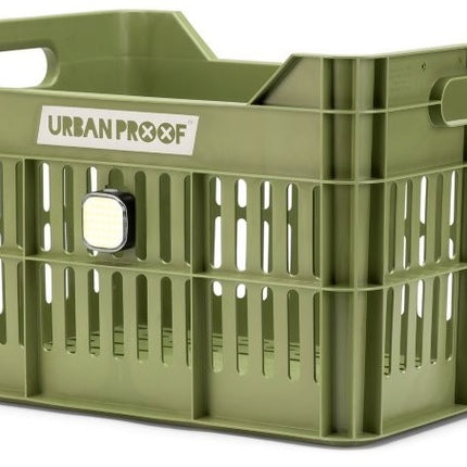 Gerecyclede fietskrat Urban Proof Click 30 liter - olijf groen - afbeelding 5