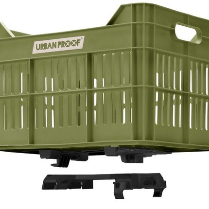 Gerecyclede fietskrat Urban Proof Click 30 liter - olijf groen - afbeelding 6