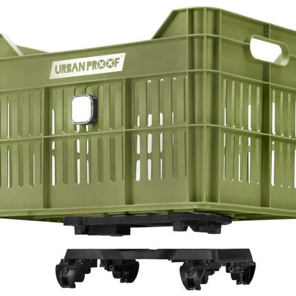 Gerecyclede fietskrat Urban Proof Click 30 liter - olijf groen - afbeelding 7