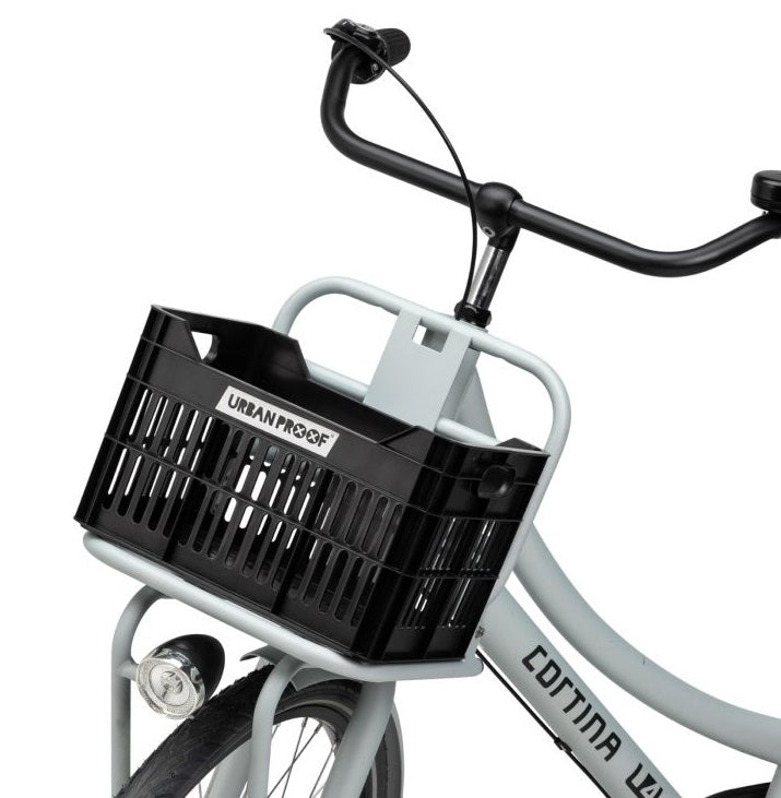 Gerecyclede fietskrat Urban Proof Junior 15 liter - zwart