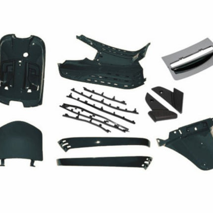 plaatwerkset binnen 85/B zwart mat lx, vespa S