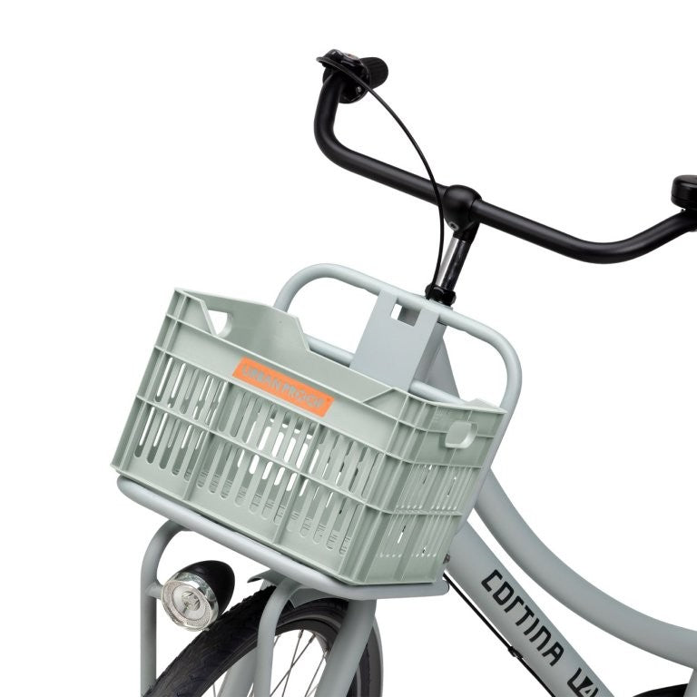 Gerecyclede Fietskrat Urban Proof Junior 15 Liter - Mistig Mintgroen