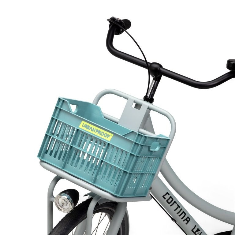 Gerecyclede Fietskrat Urban Proof Junior 15 Liter - Luchtblauw