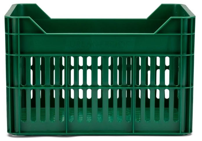 Gerecyclede Fietskrat Urban Proof Junior 15 Liter - Retro Groen