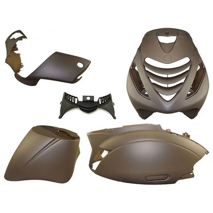 sheet metal set Power1 model SP + LED light brown matt 6-piece zip2000