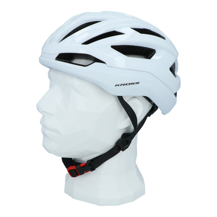 Fietshelm Kross Road Pro L (58-62 cm) - wit