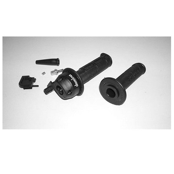 Poignée d'accélérateur Domino Speed droite complète Beta RR50, cyclomoteur, Senda
