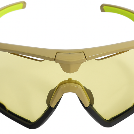 Fietsbril Kross Braker UV400 verwisselbare lenzen - beige frame - afbeelding 6