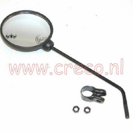 spiegel vicma + klem universeel rond 108mm m8x1.25 zwart beta, sherco