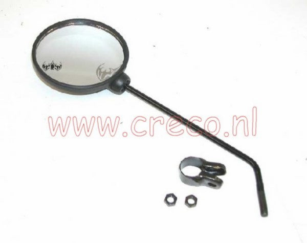 spiegel vicma + klem universeel rond 108mm m8x1.25 zwart beta, sherco