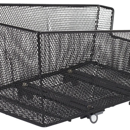 Around College Basic bicycle basket incl. pre-assembled Around Fix system - black