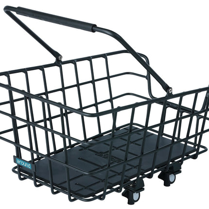 Fietsmand Around College incl. Around removable system - zwart