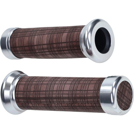 set de poignées Power1 rétro modèle universel losange marron