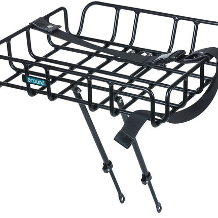 Porte-bagages avant Around L réglable 16-28" - noir