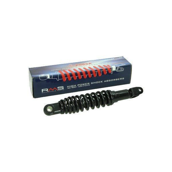 schokbreker rms 280mm zwart scooter