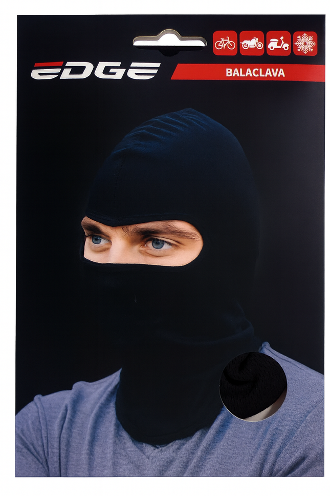Balaclava Edge - Polyester - zwart