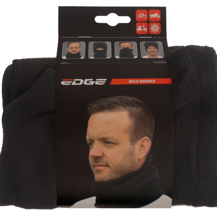 Multifunctionele nekwarmer Edge - Polyester - zwart
