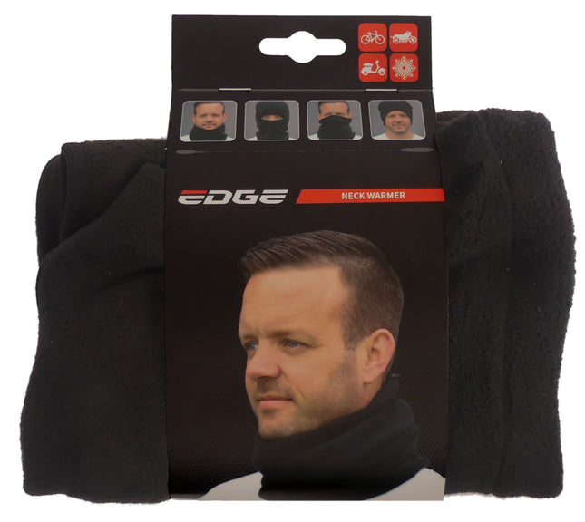 Multifunctionele nekwarmer Edge - Polyester - zwart