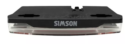 Dragerachterlicht Simson Spectra 6-48V E-bike - rood - afbeelding 2