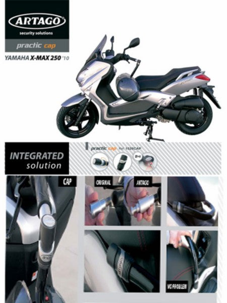 handlebar lock artago antirobos yamaha x-max 125cc=out=out