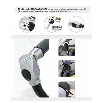 Handlebar lock Artago Antirobos Luxe Vespa LX, LXV, Vespa S