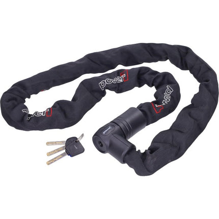 Antivol chaîne Power1 homologué SRA tête fixe 120cm