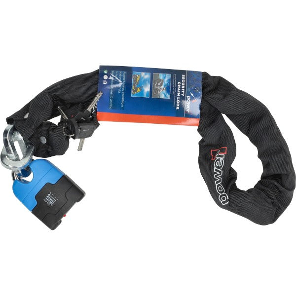 chain lock Power1 + padlock art 4-star 120cm