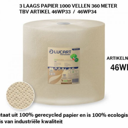 workshop paper towel maxi roll 3-ply 1000 sheets