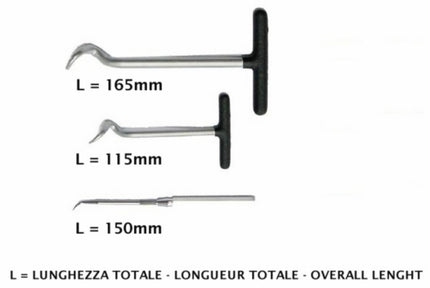 gereedschap buzzetti o-ring keerring demontage set 3 stuks 4943
