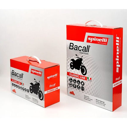 Beschermhoes spinelli + windscherm/koffer L grijs scooter