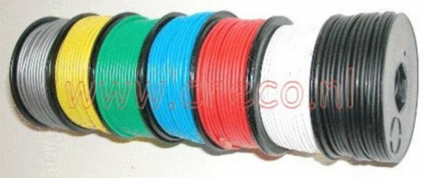 electrisch draad 30m groen per rol