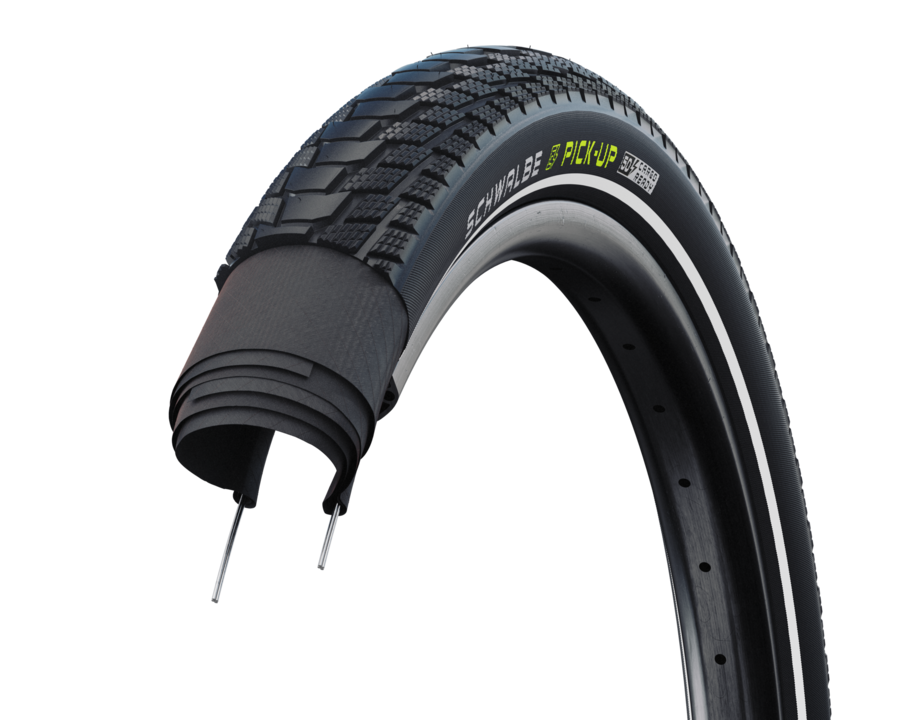 Buitenband Schwalbe Pick-Up Super Defense 27.5 x 2.60"/65.584 - zwart met reflectie