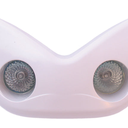 Koplamp Edge Yamaha Aerox / MBK Nitro halogeen met 8 LED's - wit
