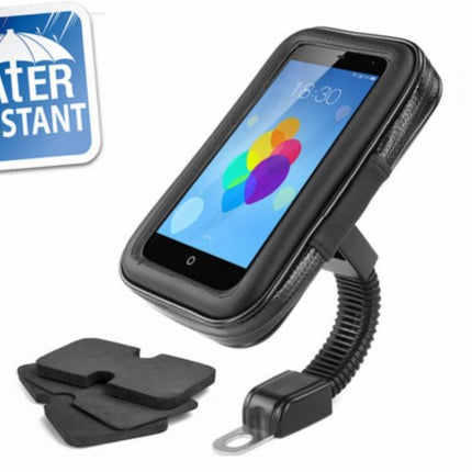 houder telefoon spiegelbevestiging universeel (Iphone) 100x160mm zwart