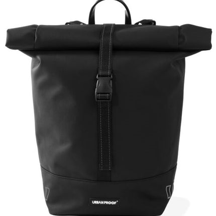 Gerecyclede enkele fietstas Urban Proof Rolltop 20 liter 30 x 15 x 42cm - zwart - afbeelding 2