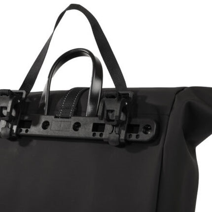 Gerecyclede enkele fietstas Urban Proof Rolltop 20 liter 30 x 15 x 42cm - zwart - afbeelding 6