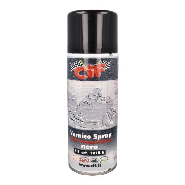 spuitlak cif hittebestendig 400mL spuitbus zwart mat