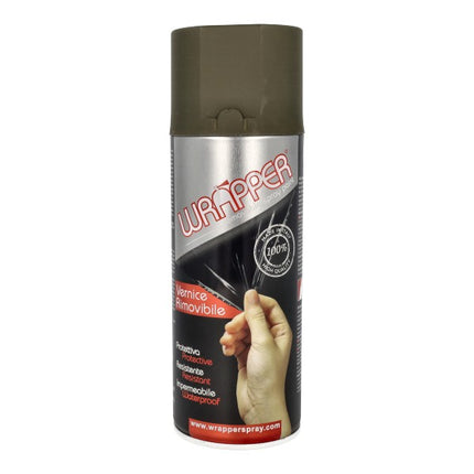 spuitlak wrapper plastidip 400mL spuitbus grijs/groen=op=op