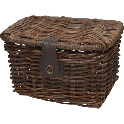 basket rattan indo 32x24x21 brown bicycle, fatbike