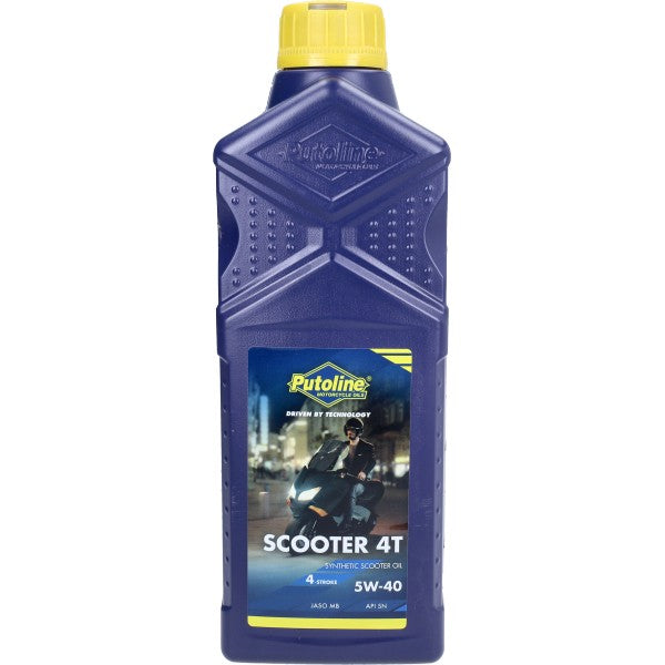 motorolie putoline 5W40 synthetisch scooter 1L fles 70424